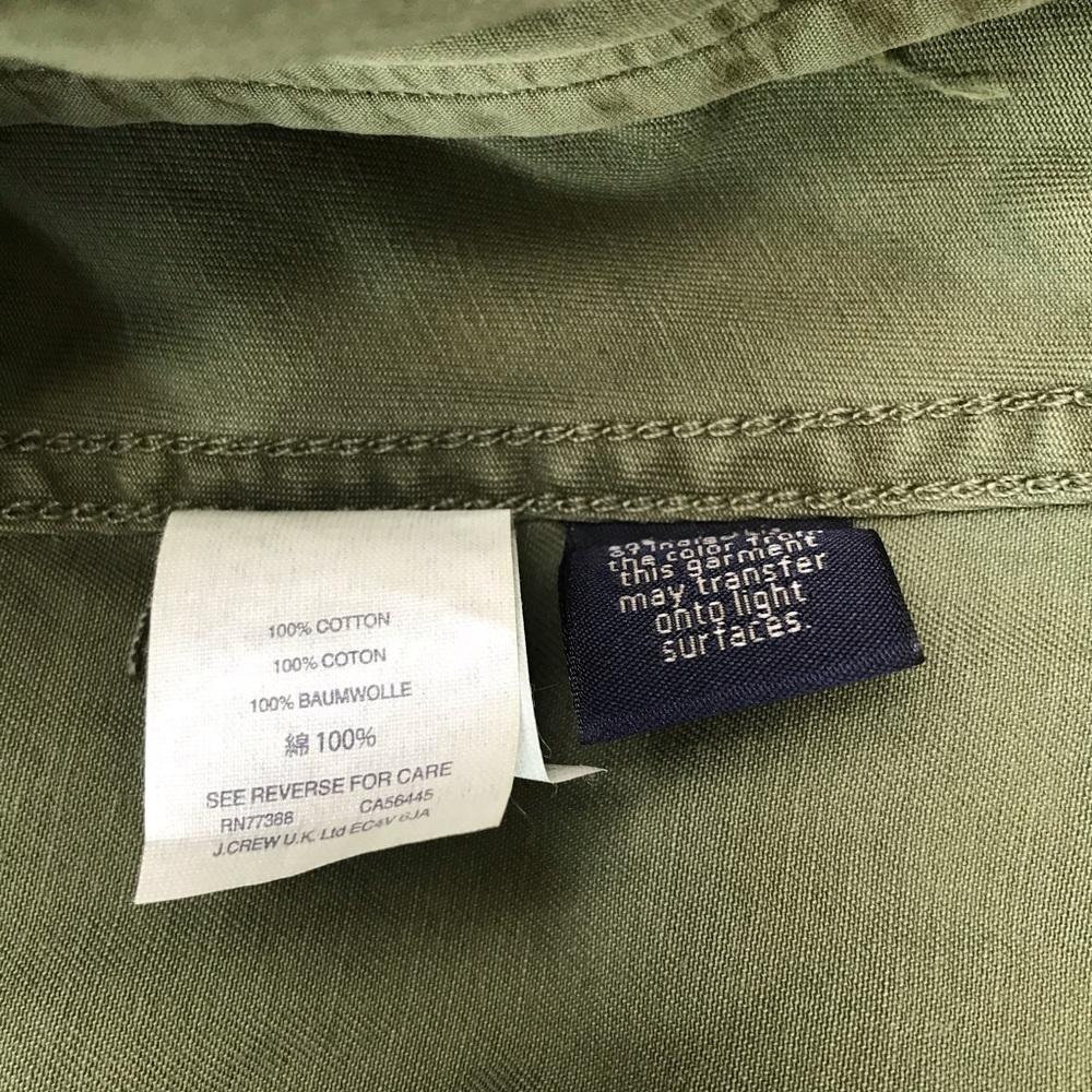 J. Crew Green A-Line Skirt - Picture 5 of 5